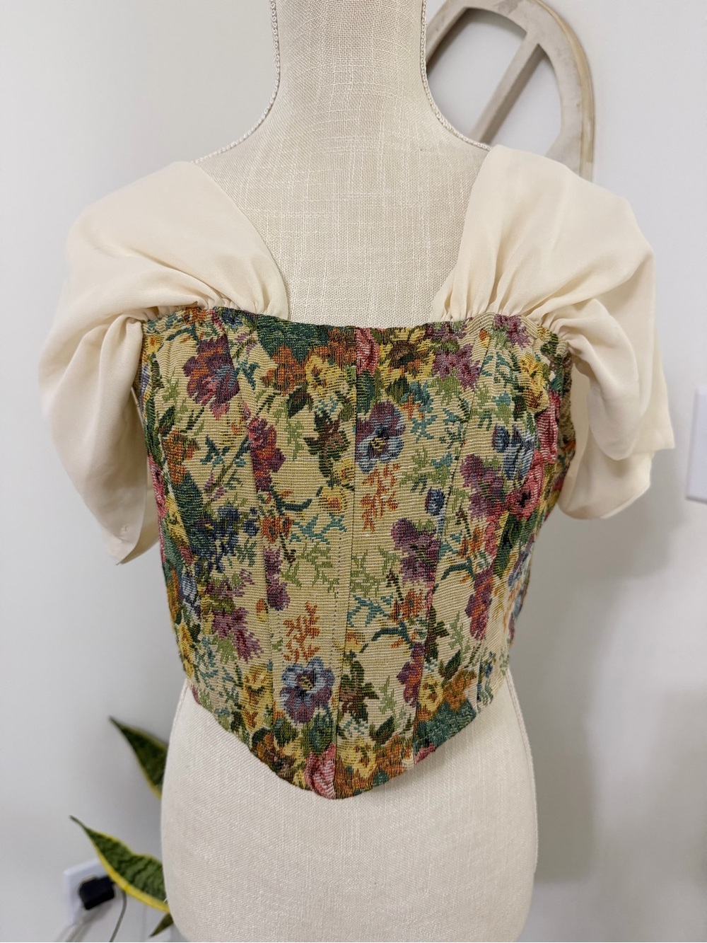 Cider Floral Off Shoulder Corset Top Women’s Size Large NWT - Picture 3 of 12